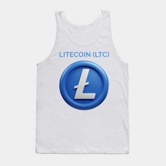 LITECOIN (LTC) cryptocurrency Tank Top by YousifAzeez